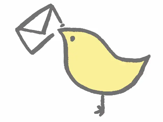 メールを運ぶ鳥